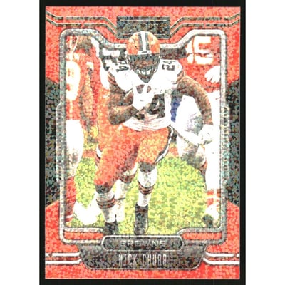 2021 Panini Playbook Sparkle #21 Nick Chubb