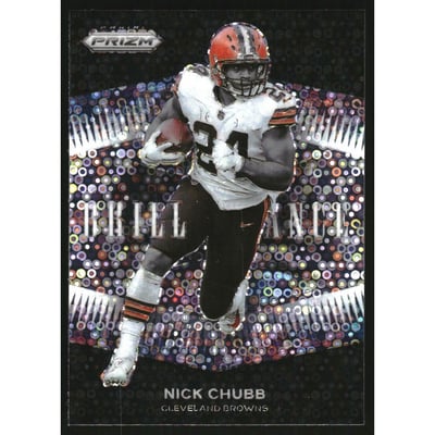 2021 Panini Prizm Brilliance Prizms No Huddle #13 Nick Chubb