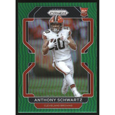 2021 Panini Prizm Prizms Green #361 Anthony Schwartz