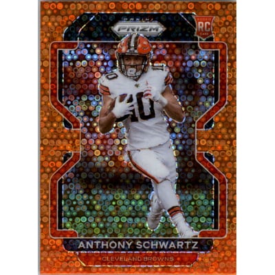 2021 Panini Prizm Prizms Orange Disco #361 Anthony Schwartz
