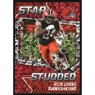2021 Rookies and Stars Star Studded Red Circles #5 Nick Chubb