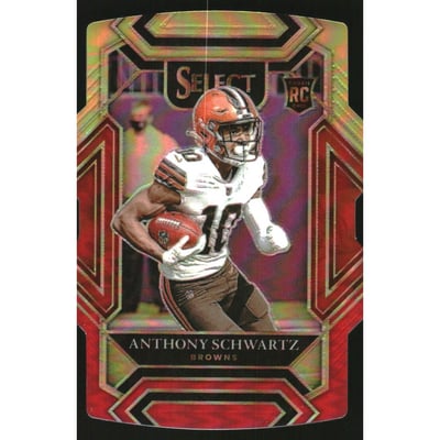 2021 Select Prizm Red and Yellow Die Cut #270 Anthony Schwartz