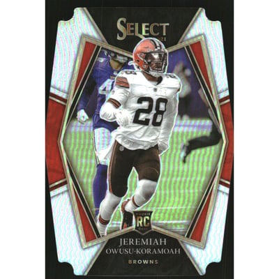 2021 Select Prizm Silver Die Cut #191 Jeremiah Owusu-Koramoah