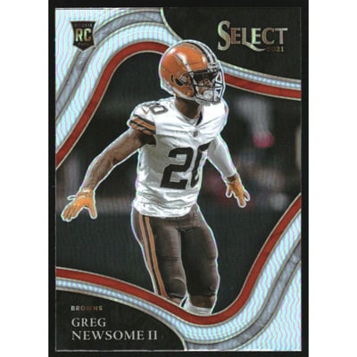 2021 Select Prizm Silver #387 Greg Newsome II