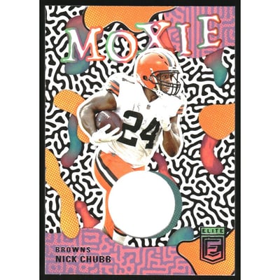2022 Elite Moxie Materials #8 Nick Chubb