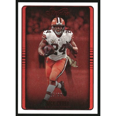 2022 Panini Chronicles Studio Red #6 Nick Chubb