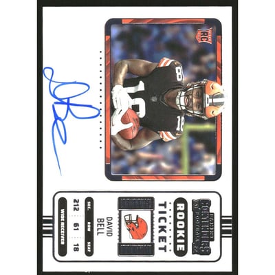 2022 Panini Contenders #113B David Bell AU VAR