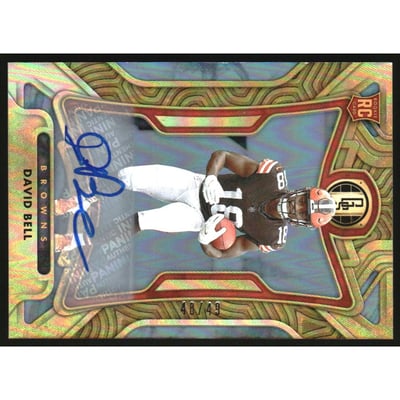 2022 Panini Gold Standard Rookie Autographs Platinum #133 David Bell/49