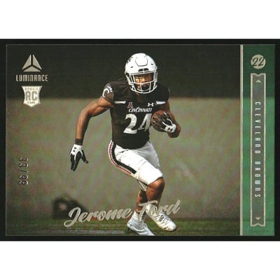 2022 Panini Luminance Green #182 Jerome Ford
