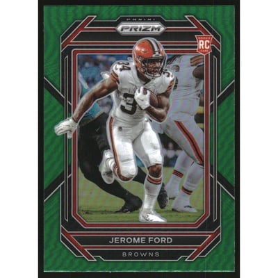 2022 Panini Prizm Prizms Green #346 Jerome Ford
