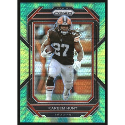 2022 Panini Prizm Prizms Hyper #68 Kareem Hunt