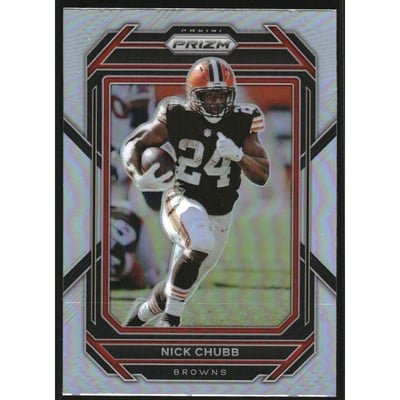 2022 Panini Prizm Prizms Silver #67 Nick Chubb