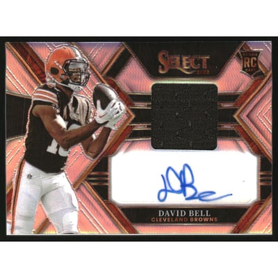 2022 Select Rookie Signature Memorabilia Prizm #31 David Bell