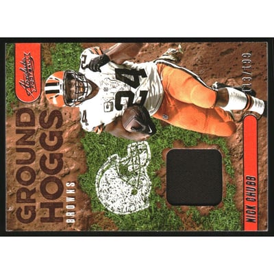 2023 Absolute Ground Hoggs Materials #13 Nick Chubb