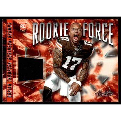2023 Absolute Rookie Force Jerseys #8 Dorian Thompson-Robinson
