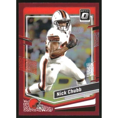 2023 Donruss Optic Red #200 Nick Chubb
