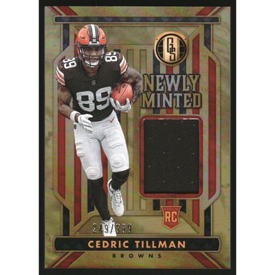 2023 Panini Gold Standard Newly Minted Memorabilia #4 Cedric Tillman