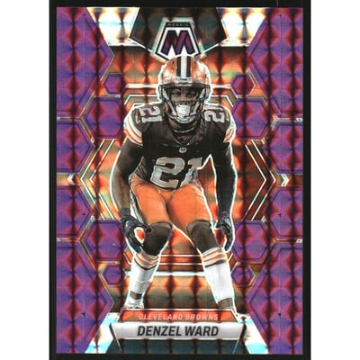 2023 Panini Mosaic Mosaic Purple #52 Denzel Ward