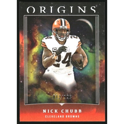 2023 Panini Origins Orange #100 Nick Chubb
