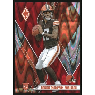 2023 Panini Phoenix Red Seismic #124 Dorian Thompson-Robinson