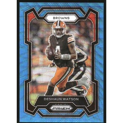 2023 Panini Prizm Prizms Blue Wave #65 Deshaun Watson