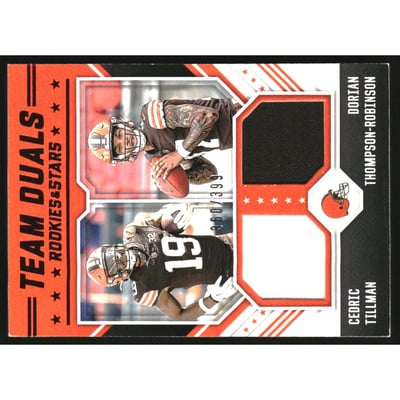 2023 Rookies and Stars Team Dual Jerseys #7 Cedric Tillman/Dorian Thompson-Robinson