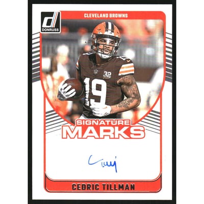 2024 Donruss Signature Marks #4 Cedric Tillman