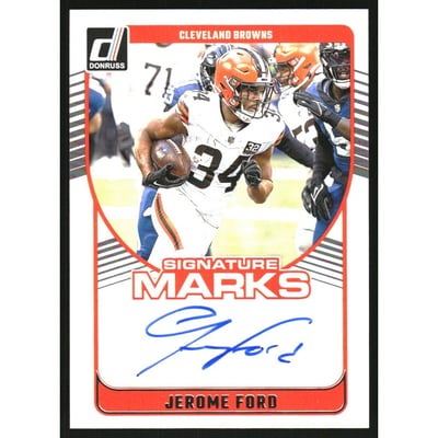 2024 Donruss Signature Marks #6 Jerome Ford
