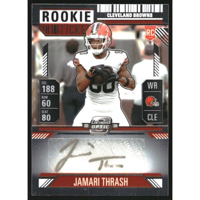 2024 Panini Contenders Optic #149 Jamari Thrash AU RC