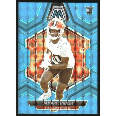 2024 Panini Mosaic Mosaic Blue Fluorescent #394 Jamari Thrash