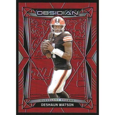 2024 Panini Obsidian Red #46 Deshaun Watson