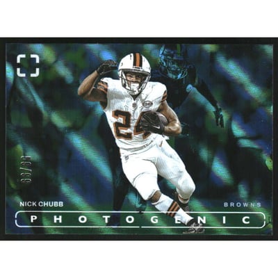 2024 Panini PhotoGenic Blue #11 Nick Chubb