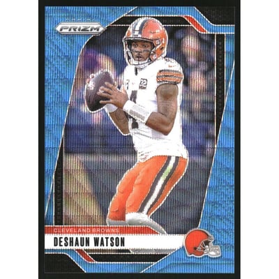 2024 Panini Prizm Prizms Blue Wave #64 Deshaun Watson