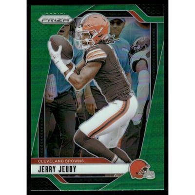2024 Panini Prizm Prizms Green #67 Jerry Jeudy