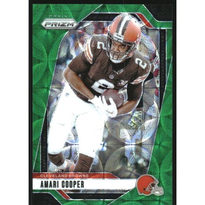 2024 Panini Prizm Prizms Green Scope #66 Amari Cooper
