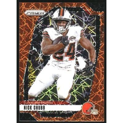 2024 Panini Prizm Prizms Lazer #65 Nick Chubb