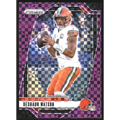2024 Panini Prizm Prizms Purple Power #64 Deshaun Watson