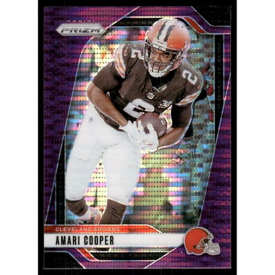 2024 Panini Prizm Prizms Purple Pulsar #66 Amari Cooper
