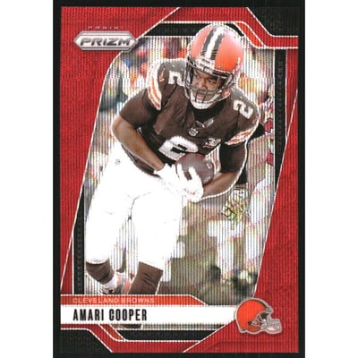 2024 Panini Prizm Prizms Red Wave #66 Amari Cooper