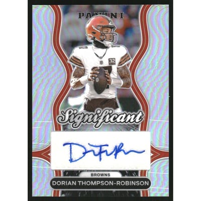 2024 Panini Prizm Significant Signatures #54 Dorian Thompson-Robinson