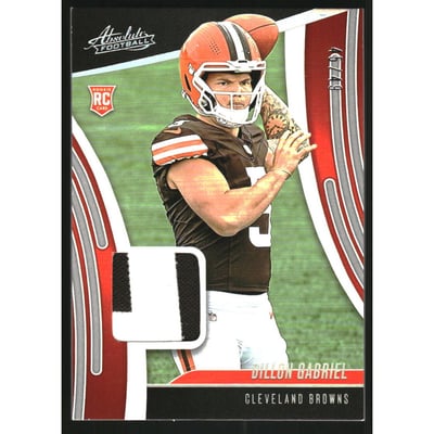 2025 Absolute Absolute Rookie Materials Holo Silver #7 Dillon Gabriel