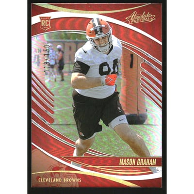 2025 Absolute Spectrum Orange #156 Mason Graham