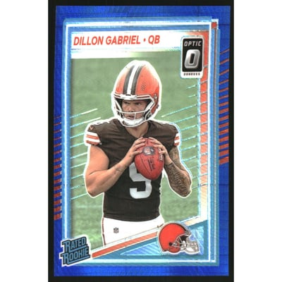 2025 Donruss Optic Blue Hyper #263 Dillon Gabriel RR