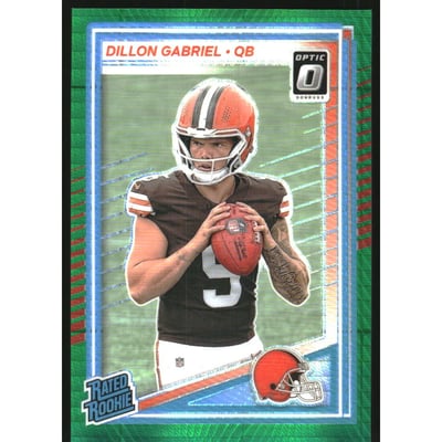 2025 Donruss Optic Green Hyper #263 Dillon Gabriel RR