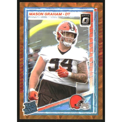 2025 Donruss Optic Orange Scope #206 Mason Graham RR
