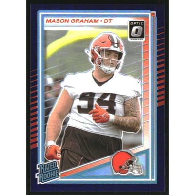2025 Donruss Optic Purple #206 Mason Graham RR
