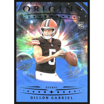 2025 Panini Origins Holo Blue #115 Dillon Gabriel