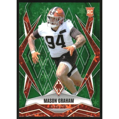 2025 Panini Phoenix Green Winter #162 Mason Graham