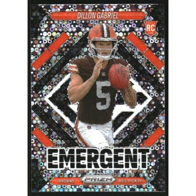 2025 Panini Prizm Emergent Prizms No Huddle #18 Dillon Gabriel