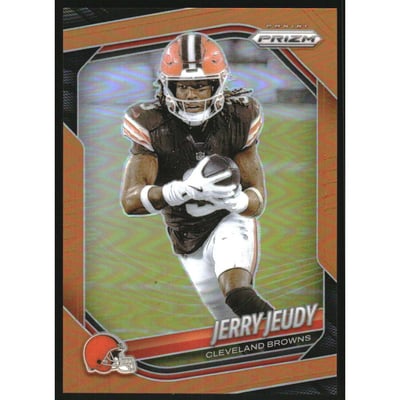2025 Panini Prizm Prizms Orange #146 Jerry Jeudy